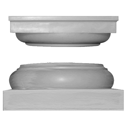 525x525 Tuscan Caps And Bases