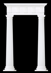 169x240 Doric Column Setvector Drawing
