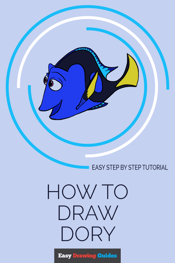 600x900 How To Draw Dory In A Few Easy Steps Easy Drawing Guides