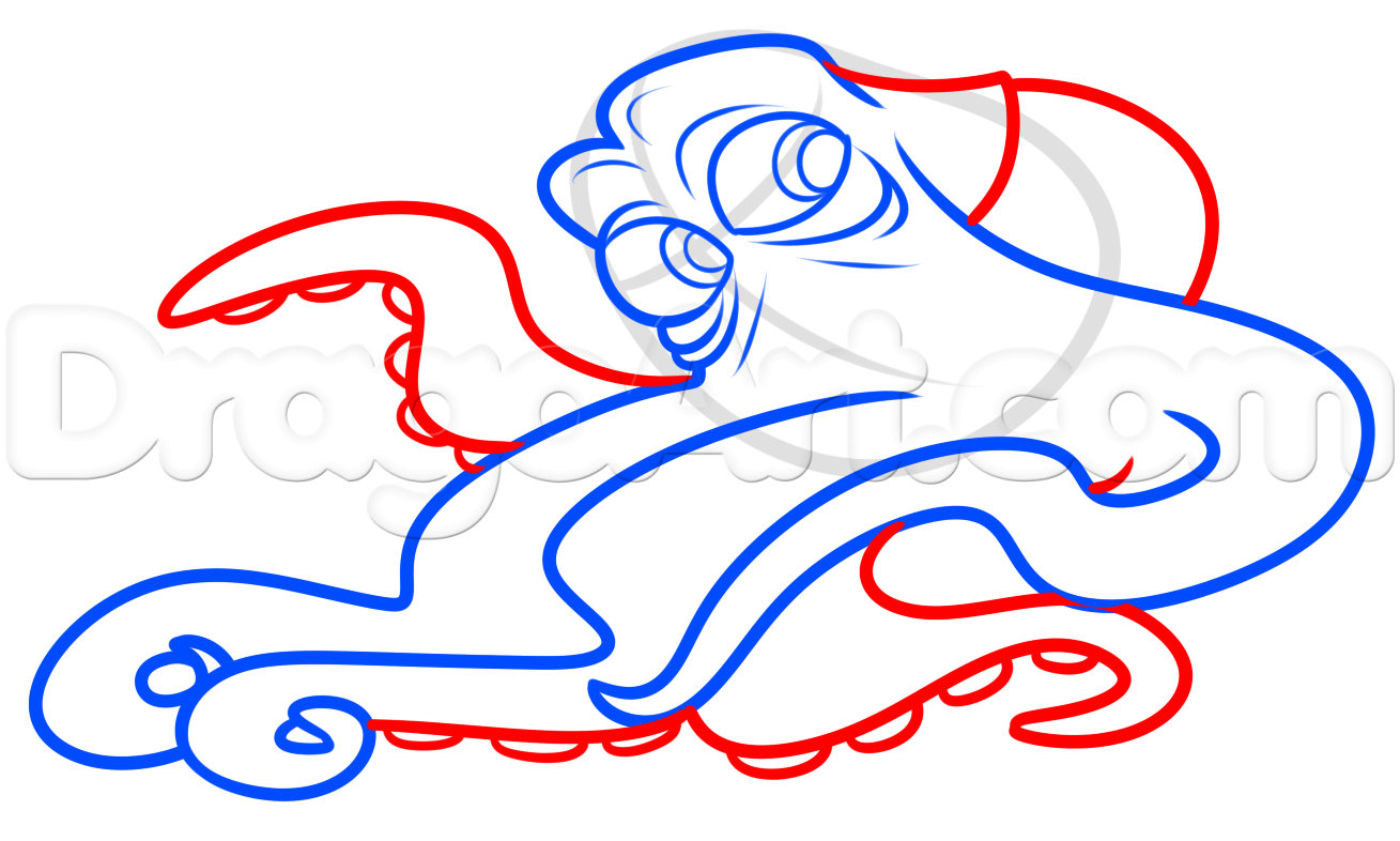 1309x786 Draw Hank From Finding Dory, Step