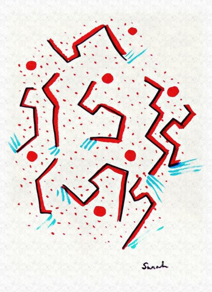 436x600 Dot Art Drawings Fine Art America