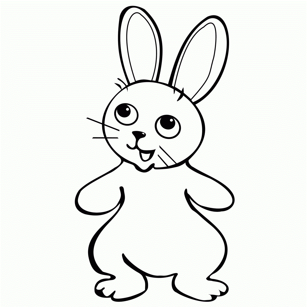 1024x1024 Bunny Drawing Kid For Free Download