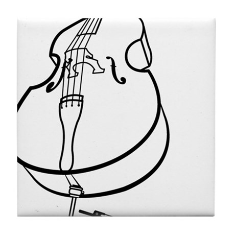 460x460 Upright Bass Coasters