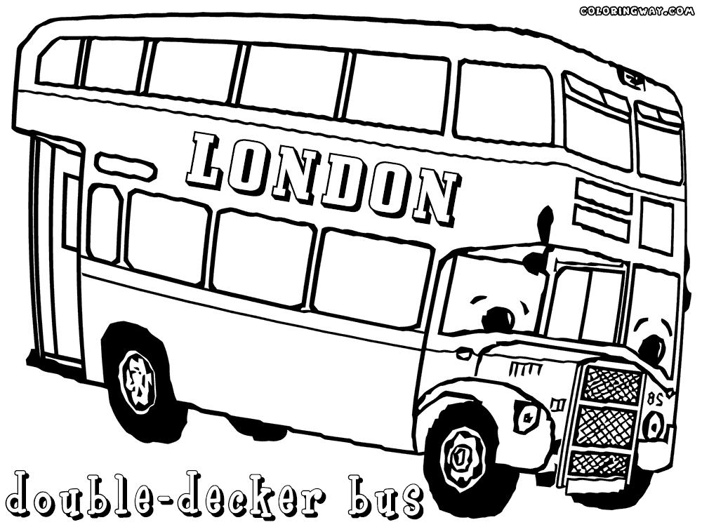 Double Decker Bus Drawing