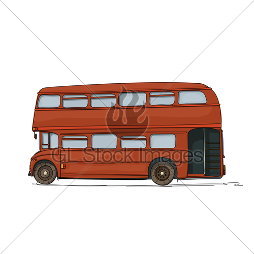 500x500 Double Decker Bus Gl Stock Images