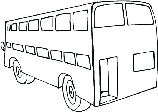 600x425 Bus Pictures To Colour