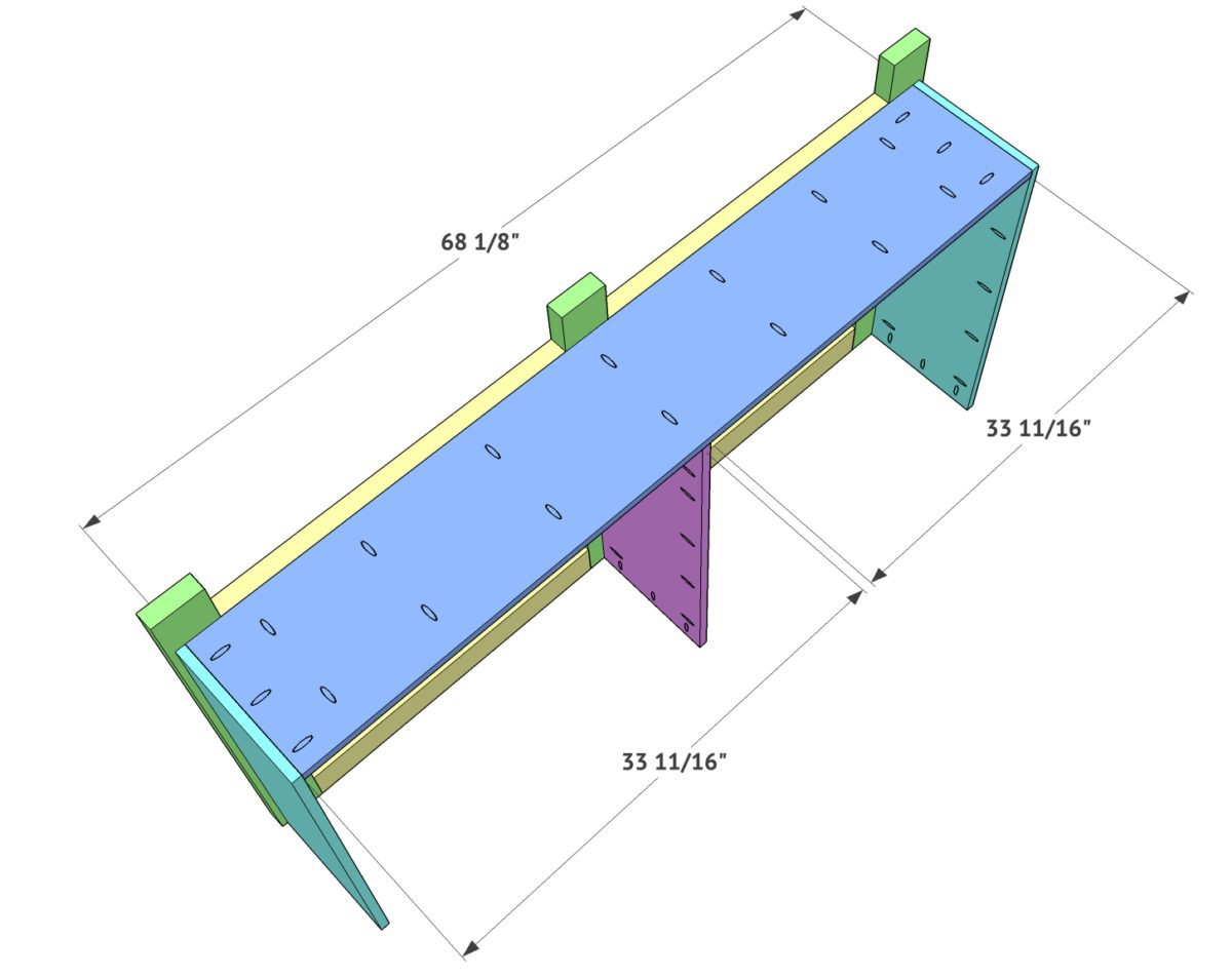 1200x952 Diy Wide Double Door Console