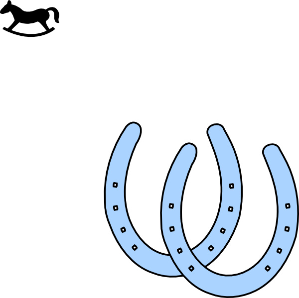 600x599 Collection Of Free Horseshoe Drawing Double Download On Ui Ex