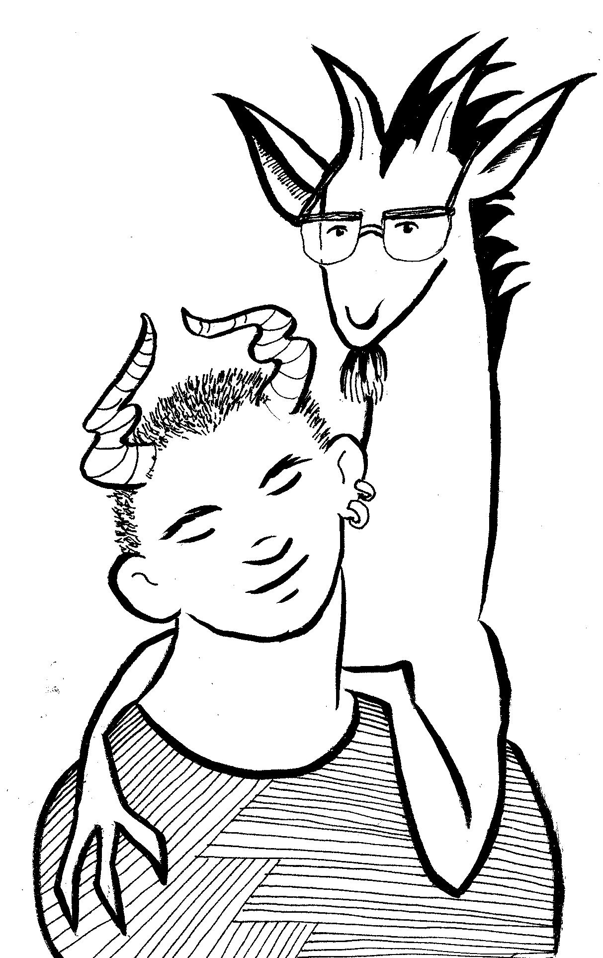 1213x1926 Best Of The Drawing Of The Day, Week Double Portrait