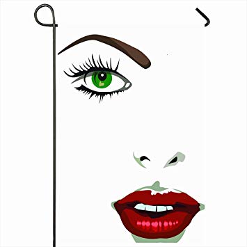 355x355 Ahawoso Outdoor Garden Flags Inch Eye Blue