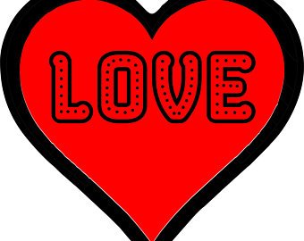 340x270 Double Heart Drawing Etsy