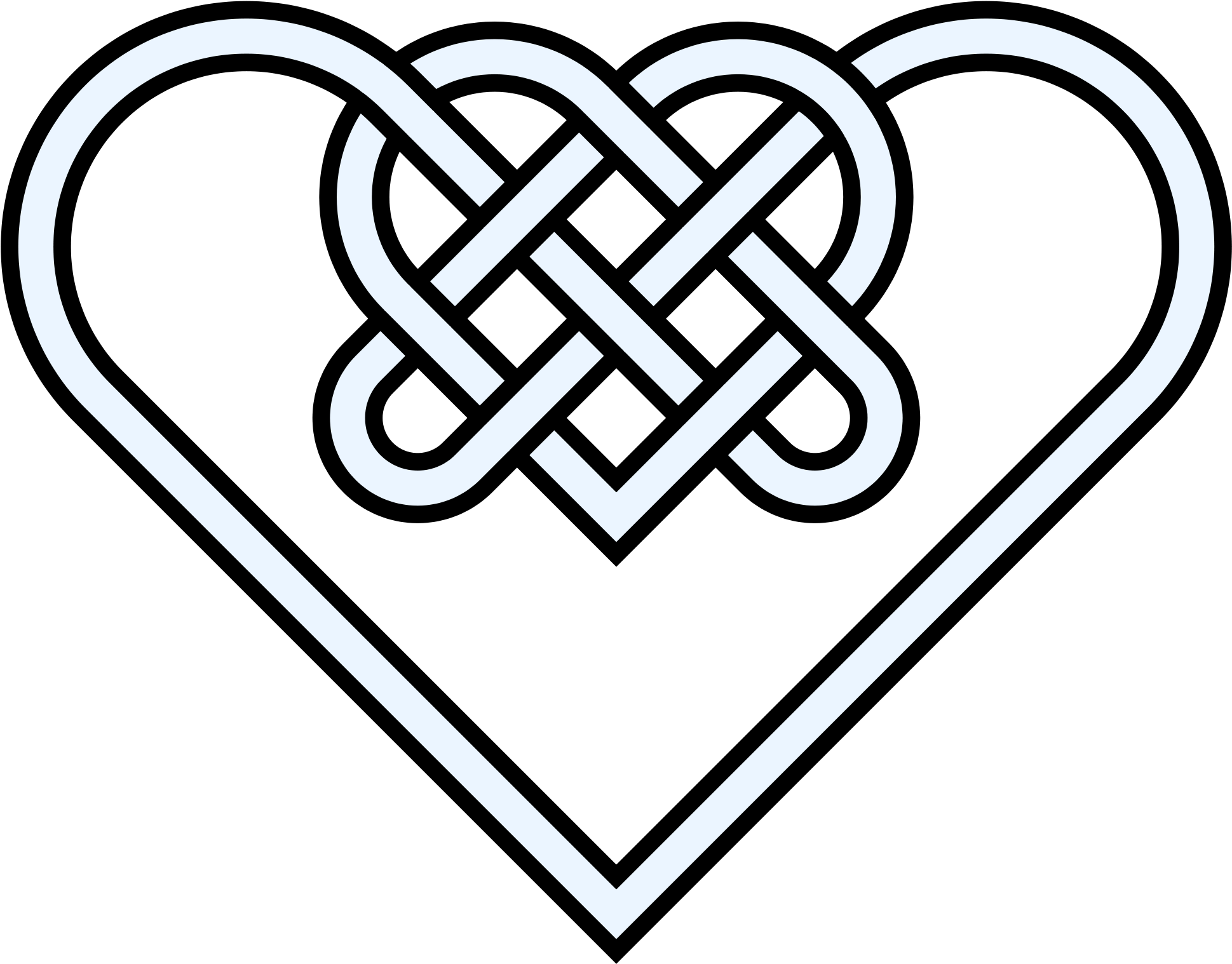 1939x1518 Hd Double Heart Knot