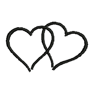 320x320 Double Heart Clipart