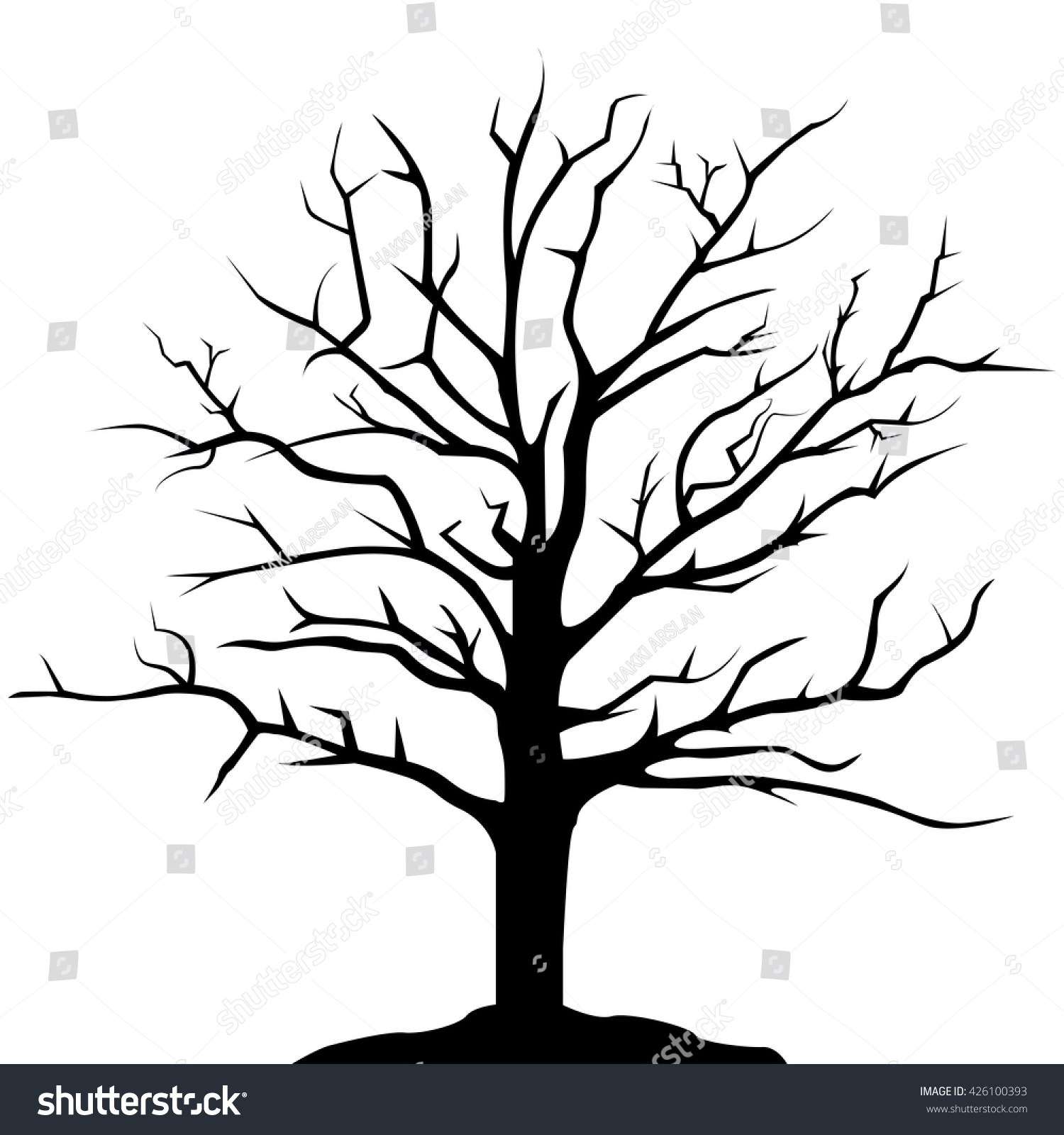 1500x1600 Huge Collection Of 'how To Draw A Tree Silhouette' Download More