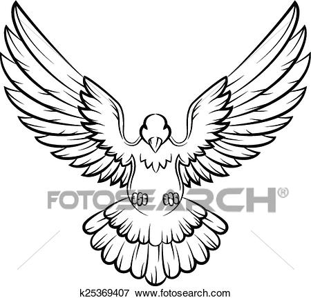 450x435 Cartoon Dove