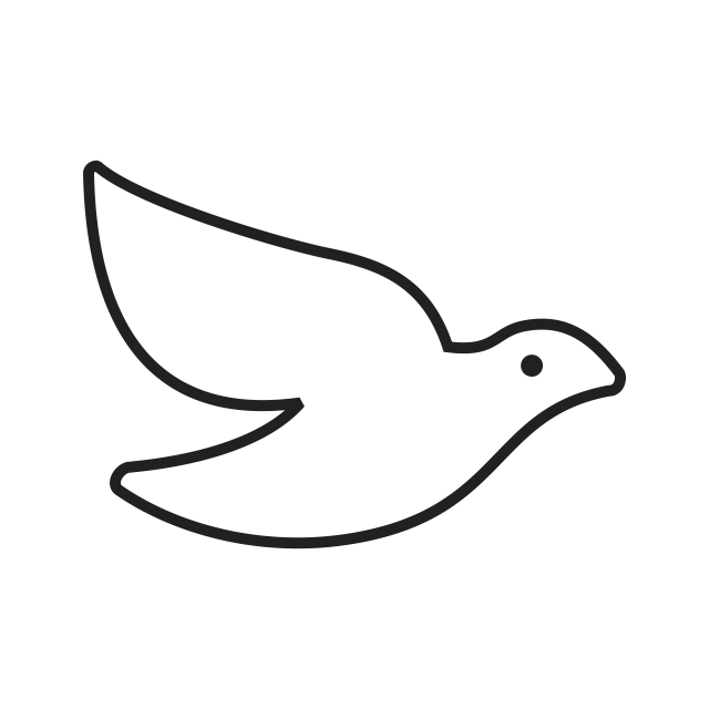 640x640 Dove Line Icon, Dove, Peace, Bird Png And Vector For Free Download