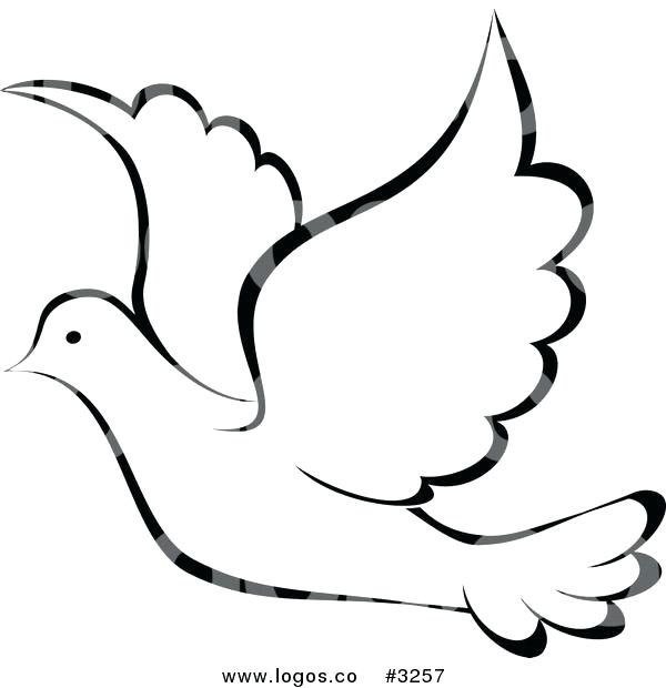 600x620 Bird Outline Templates Use Your Template To Cut Out Two Birds