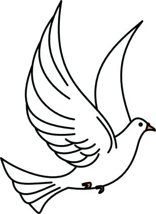 310x425 Collection Of Free Holy Clipart Dove Outline Amusement Clipart