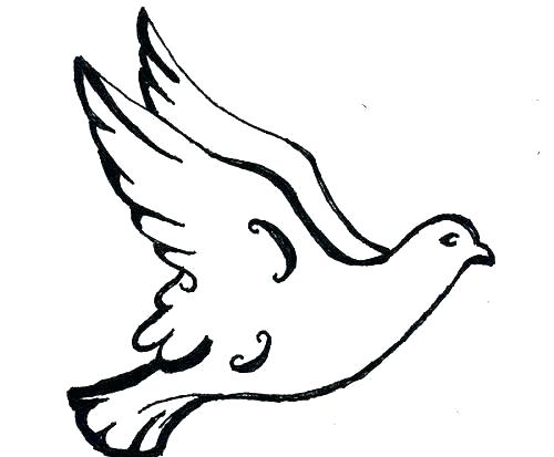500x413 outline of a dove dove of peace outline dove tattoo