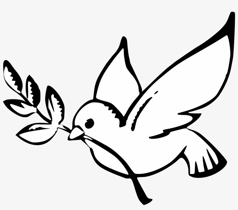 820x725 Best Drawing Dove Outline Cloud