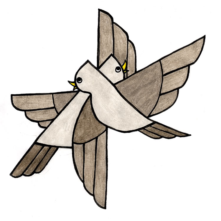 750x750 Dove In Flight Clipart
