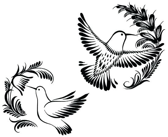 550x450 Flying Dove Tattoo