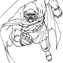 220x220 Doctor Doom On The Prowl Coloring Pages