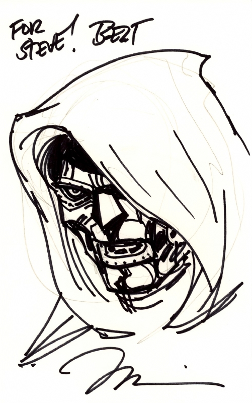 501x800 Dr Doom, In Steve Lee's Jim Lee Comic Art Gallery Room