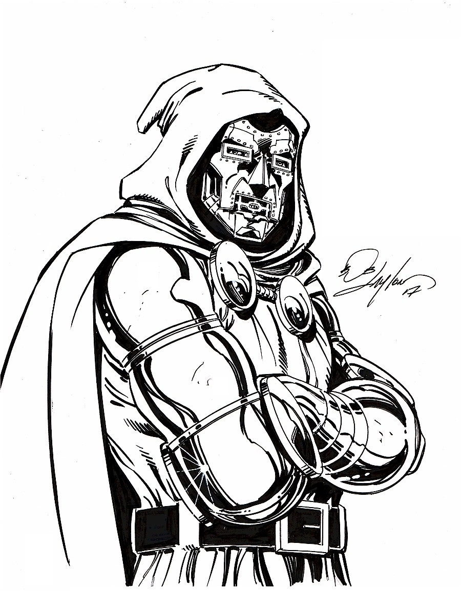 Dr Doom Drawing | Free download on ClipArtMag