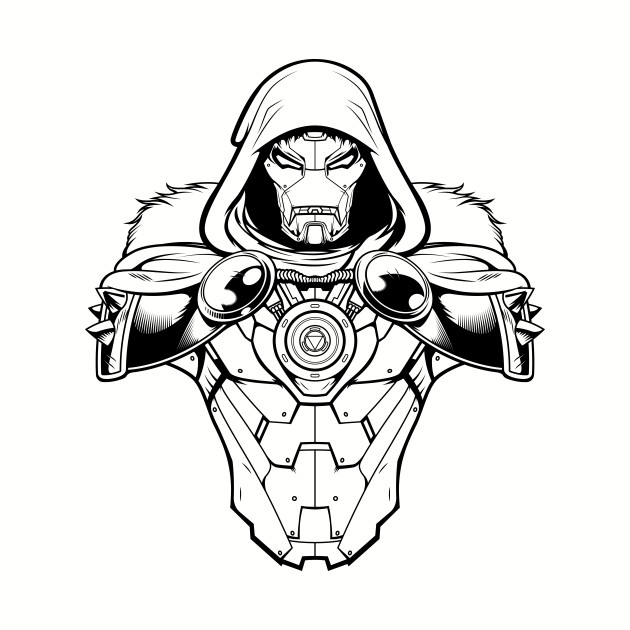 Dr Doom Drawing | Free download on ClipArtMag