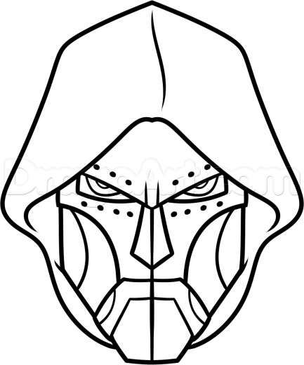433x520 learn how to draw doctor doom easy, marvel characters, draw marvel