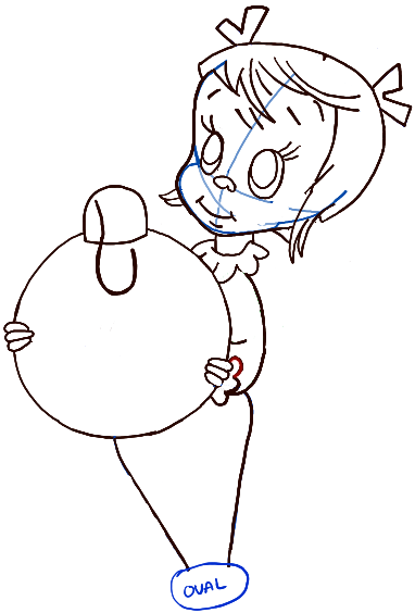 382x564 how to draw cindy lou who from how the grinch stole christmas