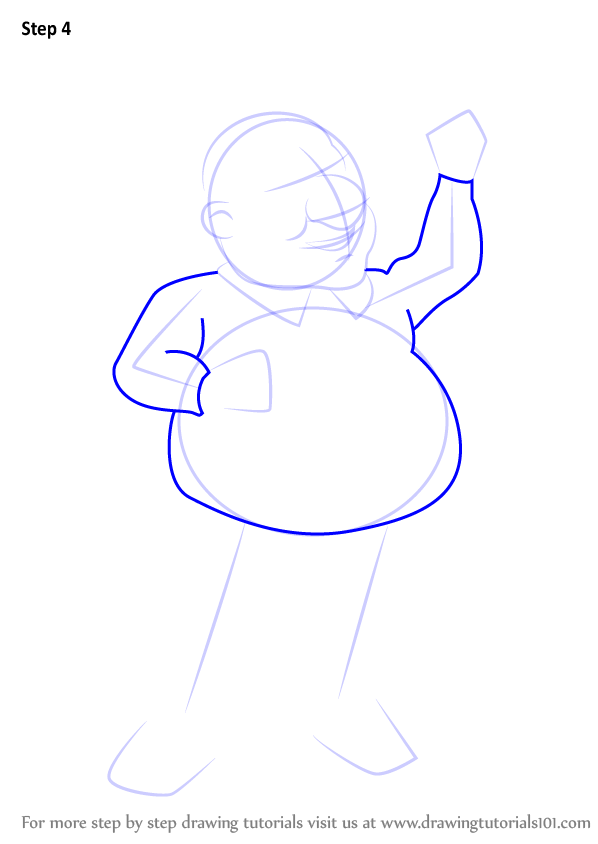 598x844 Learn How To Draw Dr Jhatka From Motu Patlu