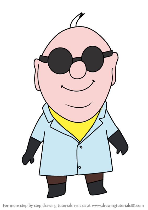 566x800 Learn How To Draw Kawaii Dr Nefario From Despicable Me