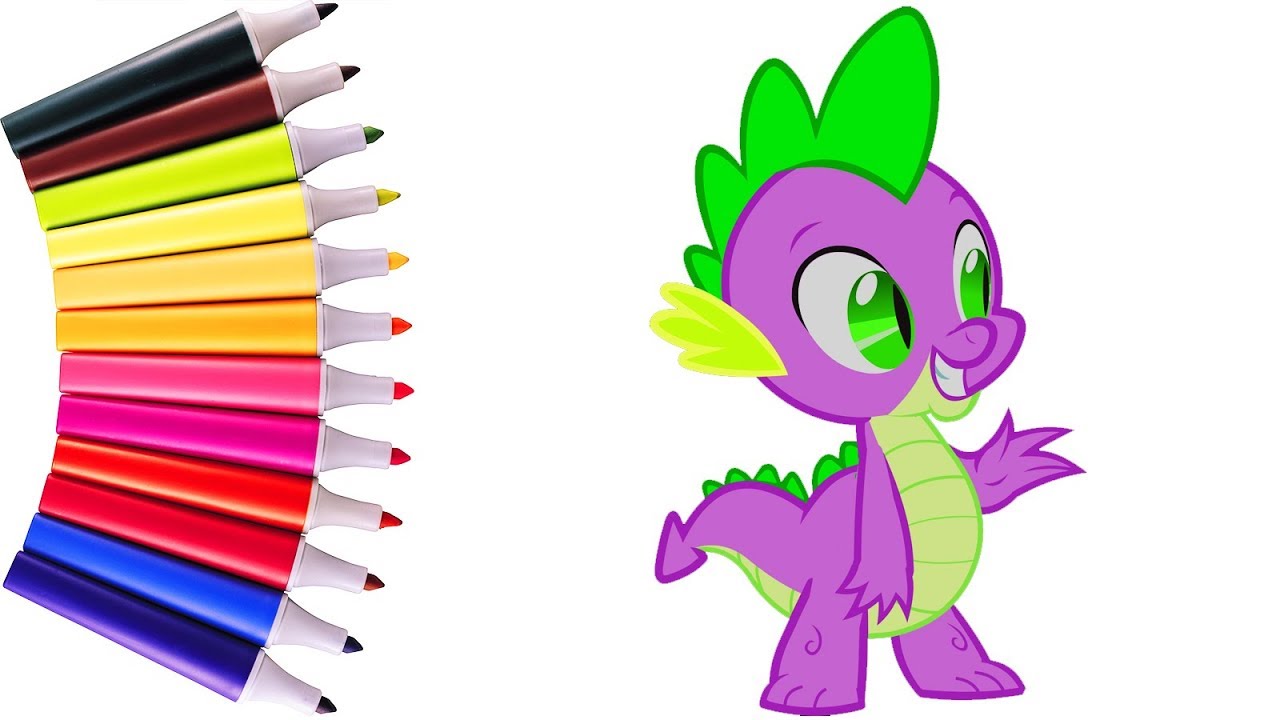 1280x720 Dr Art For Kids Afk Drawing Spike Friendship Rainbow How To Draw