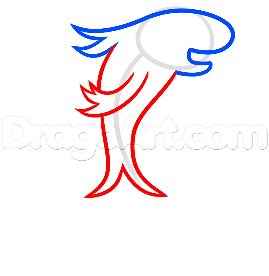913x935 Draw The Fish From Dr Seuss, Step