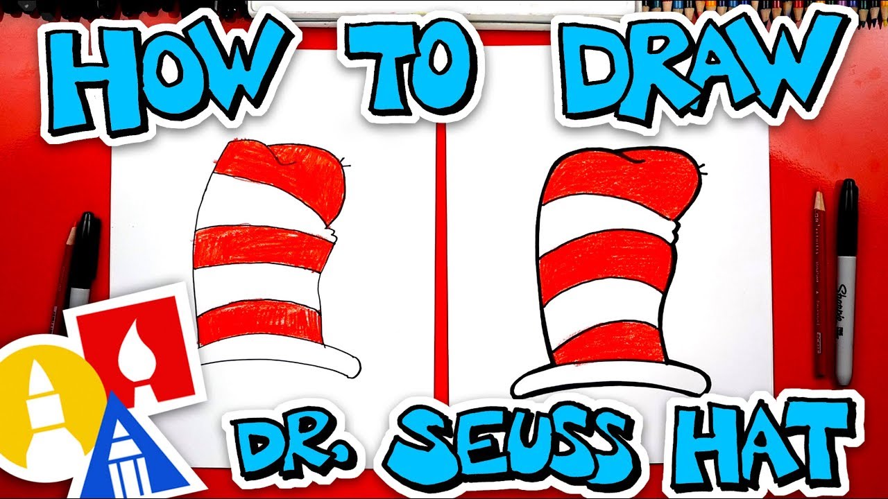 1280x720 How To Draw The Dr Seuss Hat From Cat In The Hat