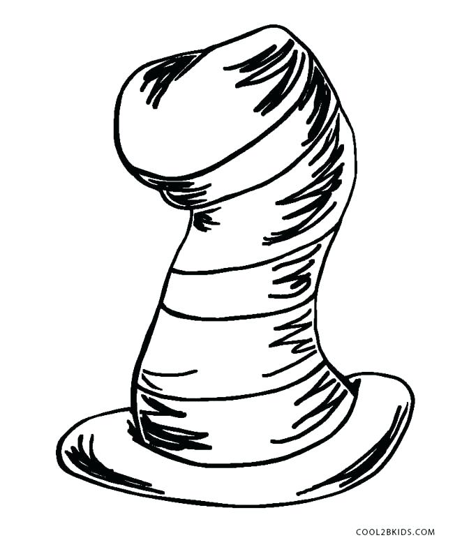 Dr Seuss Hat Drawing Free download on ClipArtMag