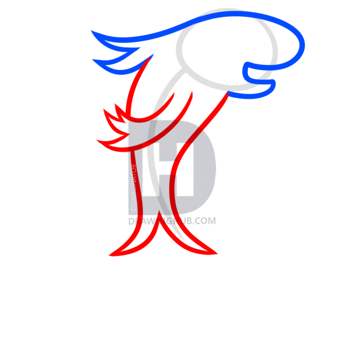 703x720 How To Draw The Fish From Dr Seuss, Step