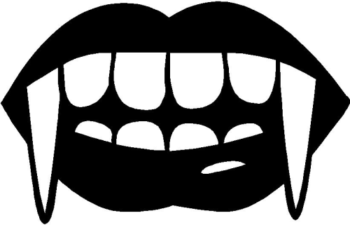 500x321 Dracula, Drawing, Tooth, Transparent Png Image Clipart Free Download