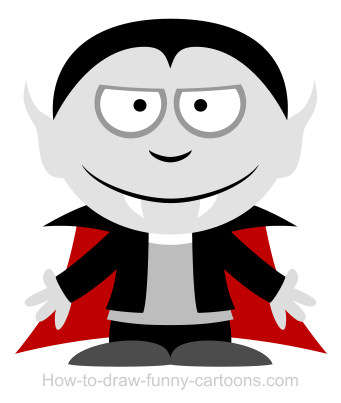 341x403 Drawing A Dracula Cartoon