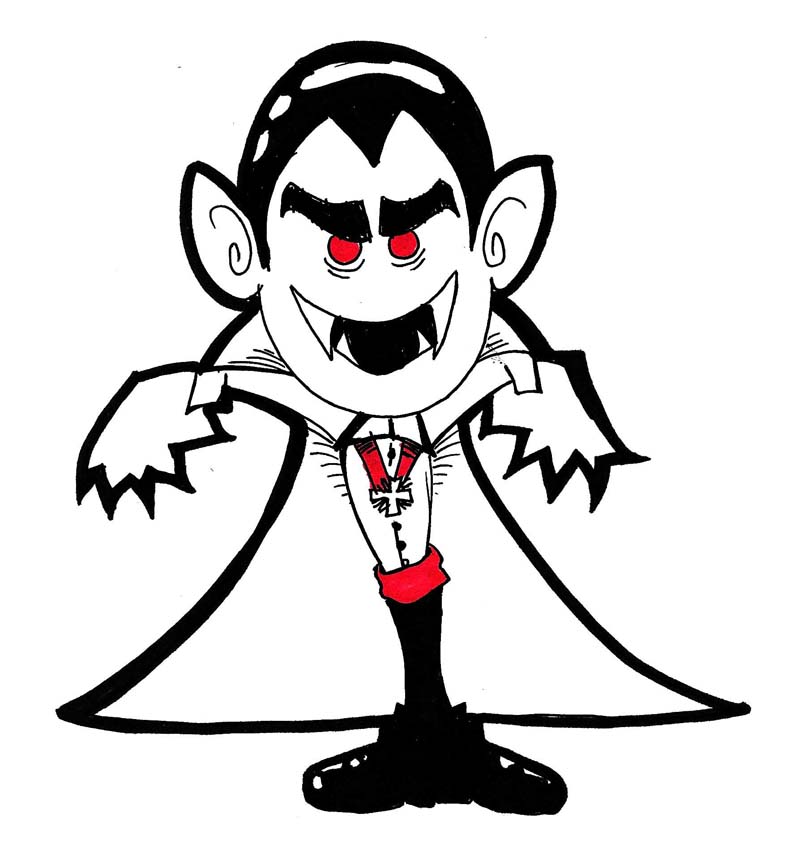 795x864 Dracula Drawing For Free Download