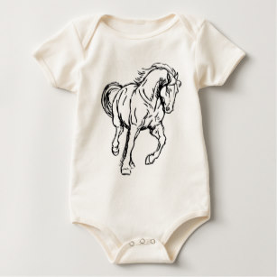 307x307 baby clydesdale onesies bodysuits zazzle