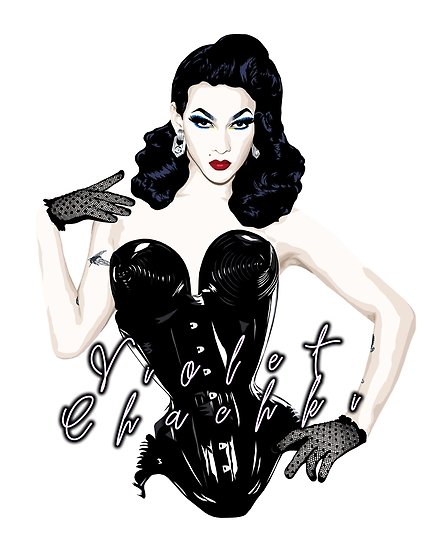 448x550 violet chachki, rupaul's drag race queen posters