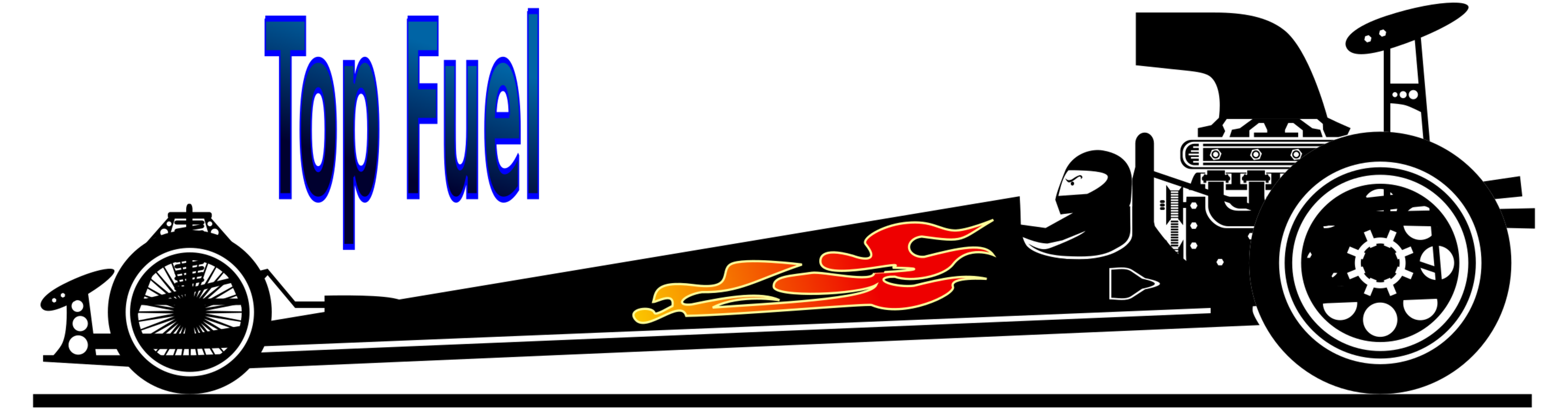 2871x750 Car Dragster Top Fuel Drag Racing Drawing Cc0