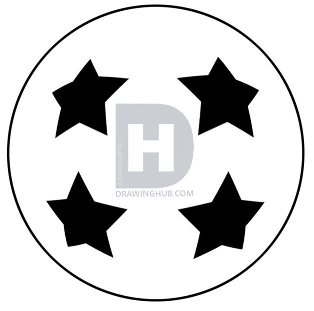 627x622 How To Draw A Dragon Ball, Step