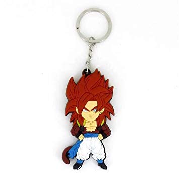 355x355 gogeta rubber keychain dragon ball gt double face figure