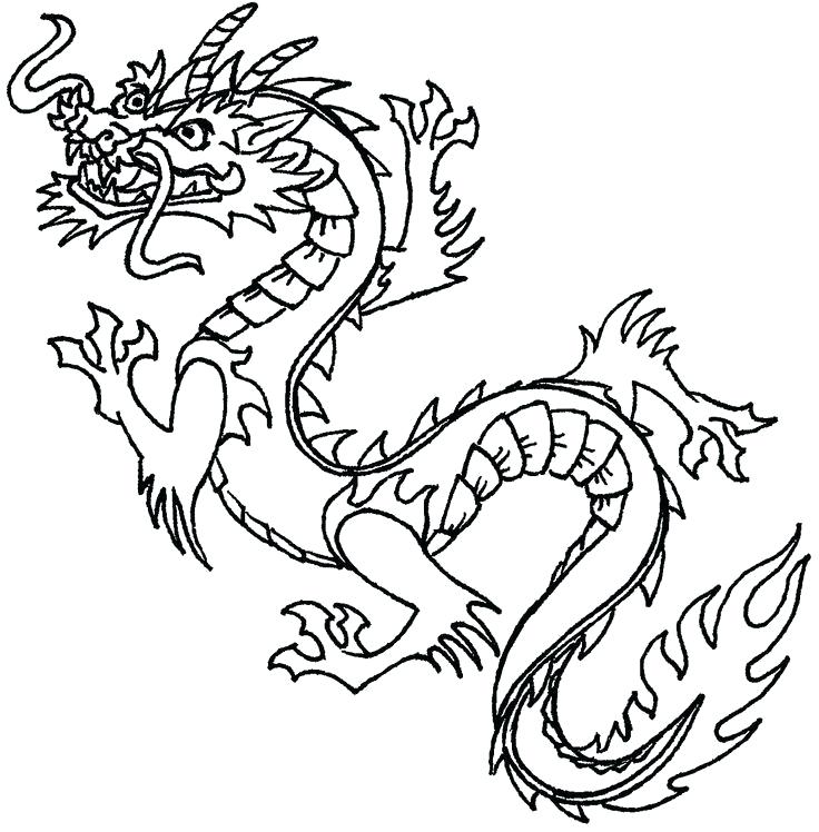 736x748 Drawing Of Dragon Printable Coloring Pictures Of Snowflakes