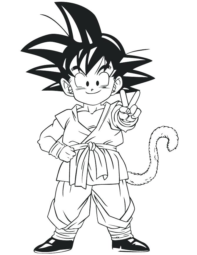 670x867 Coloring Dragon Ball Z Coloring Book Images Pages