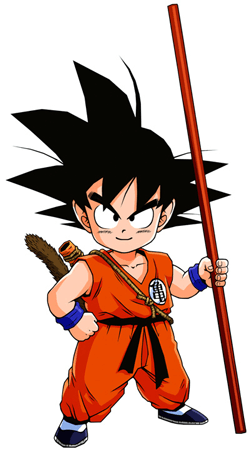 250x451 How To Draw Son Goku As A Child From Dragon Ball Z With Drawing